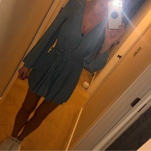 Guess Denim Wrap Dress